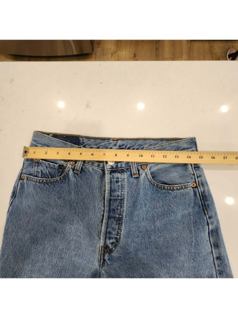 Vintage 90s Levi's 501xx Jeans Men's 30x34 Made In Canada Blue Straight Leg 1993 - Picture 9 of 14